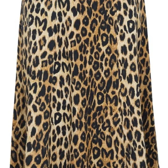Damson Madder Leopard Print Midi Skirt - Picture 3 of 4
